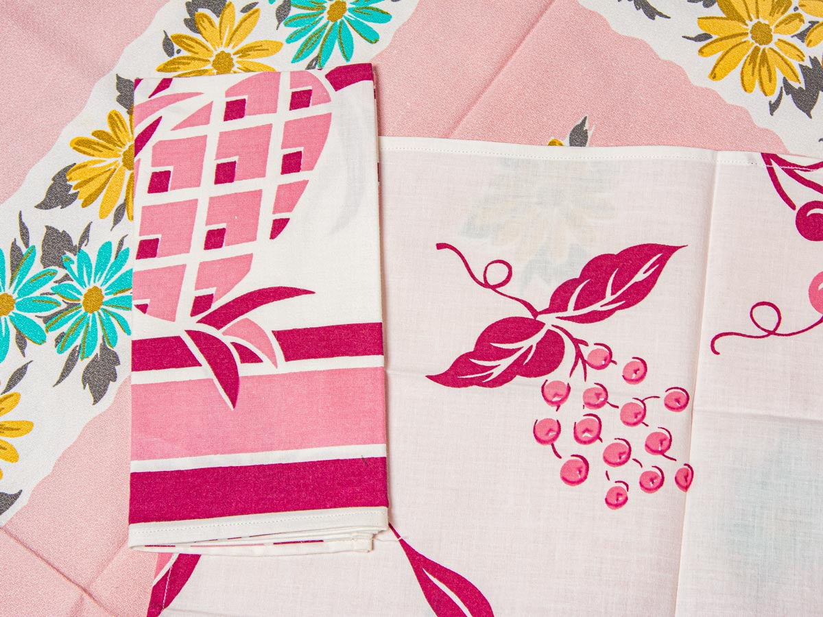 Vintage Fruit Border Napkins – Set of 2