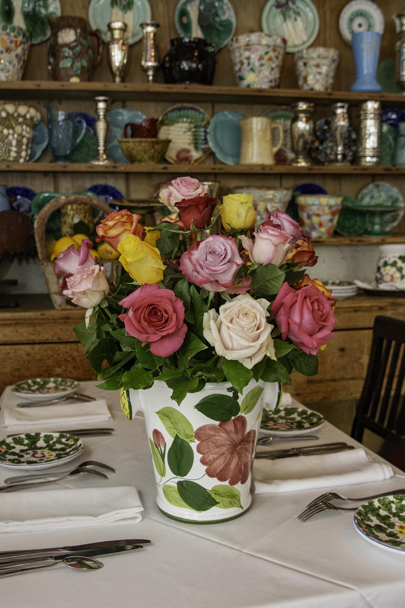 The Ivy at Home Wine Bucket with Long-Stem Roses (Local Pickup Only)