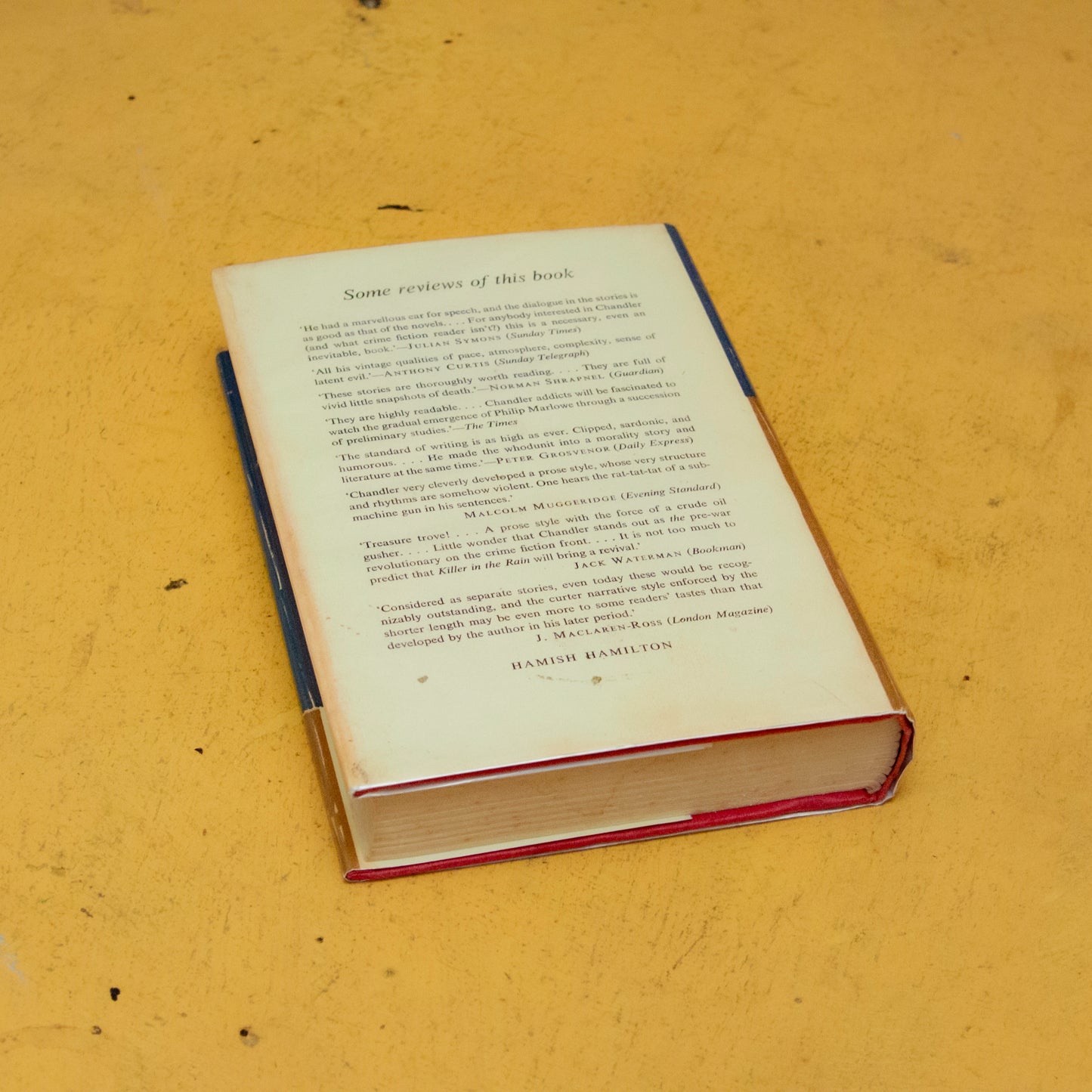 Raymond Chandler – ‘Killer in the Rain’ — First UK edition, second impression (1964)