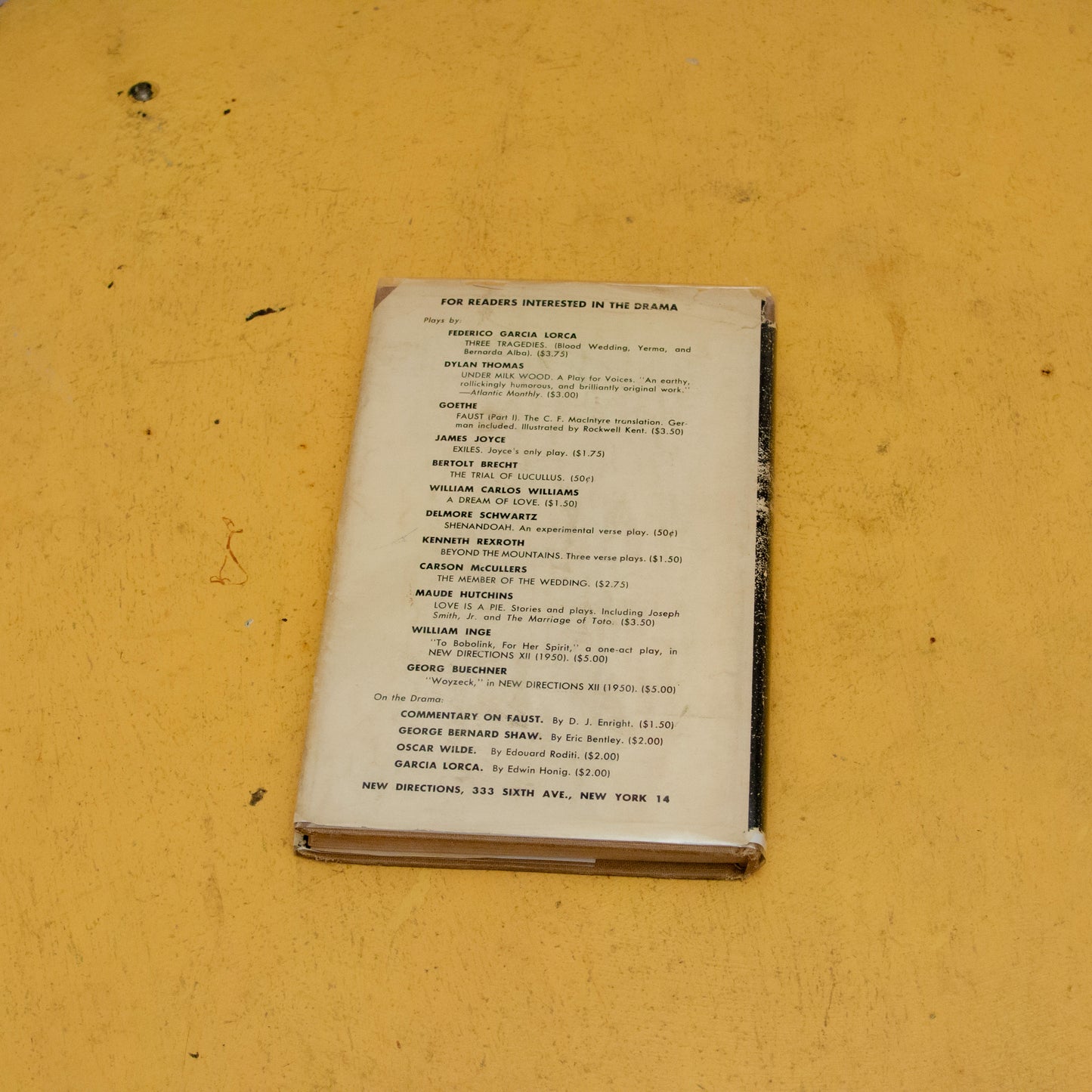 Tenessee Williams – ‘Cat on a Hot Tin Roof’ — 1st edition, 1st printing (1955)