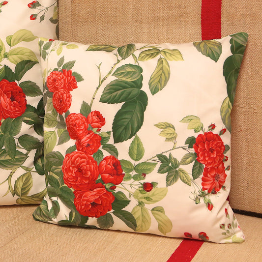 Handmade Rose Cushion (Petite)