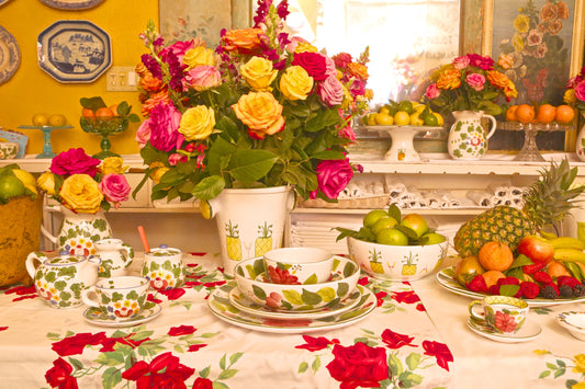 Large Coffee Cup and Saucer Set