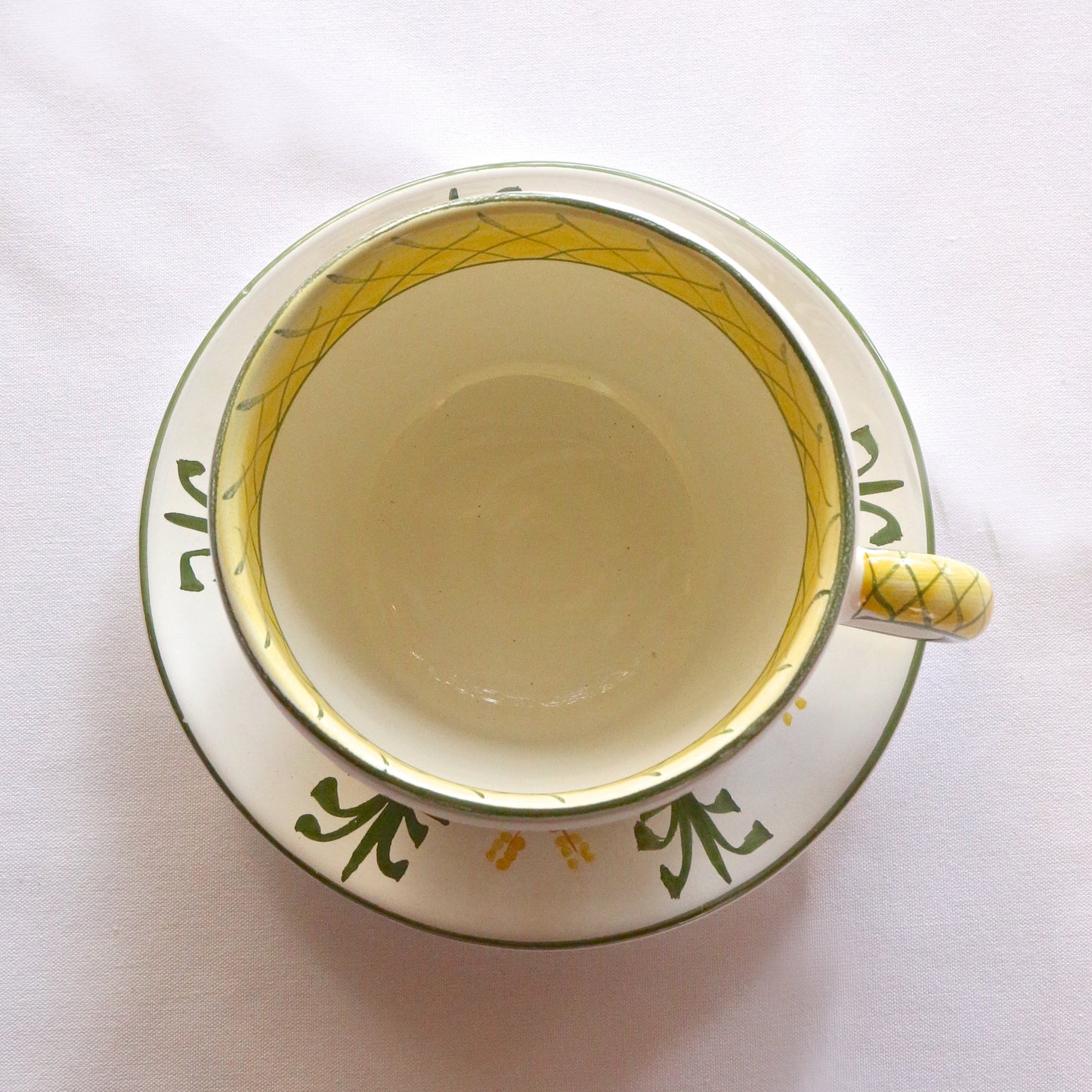 Large Coffee Cup and Saucer Set