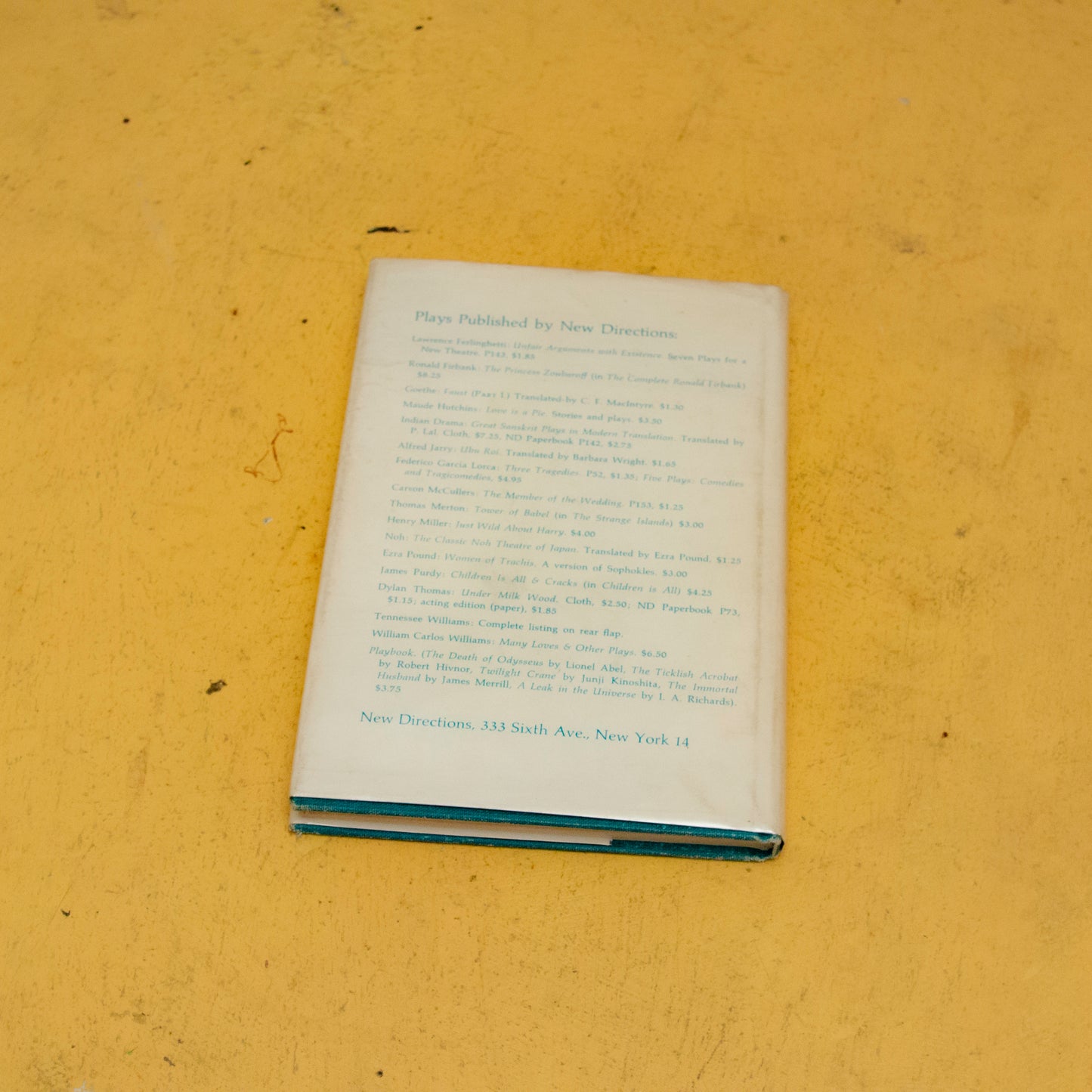 Tennessee Williams 'The Milk Train Doesn’t Stop Here Anymore' – 1st Edition, 1st Printing (1964)