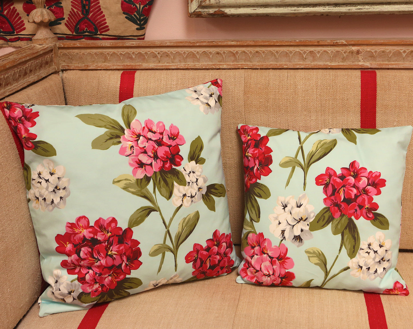 Handmade Hydrangea Cushion (Petite)