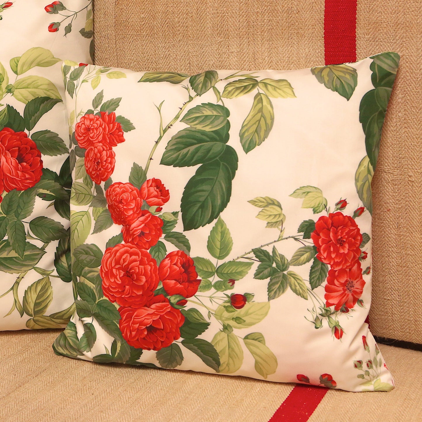 Handmade Rose Cushion (Petite)