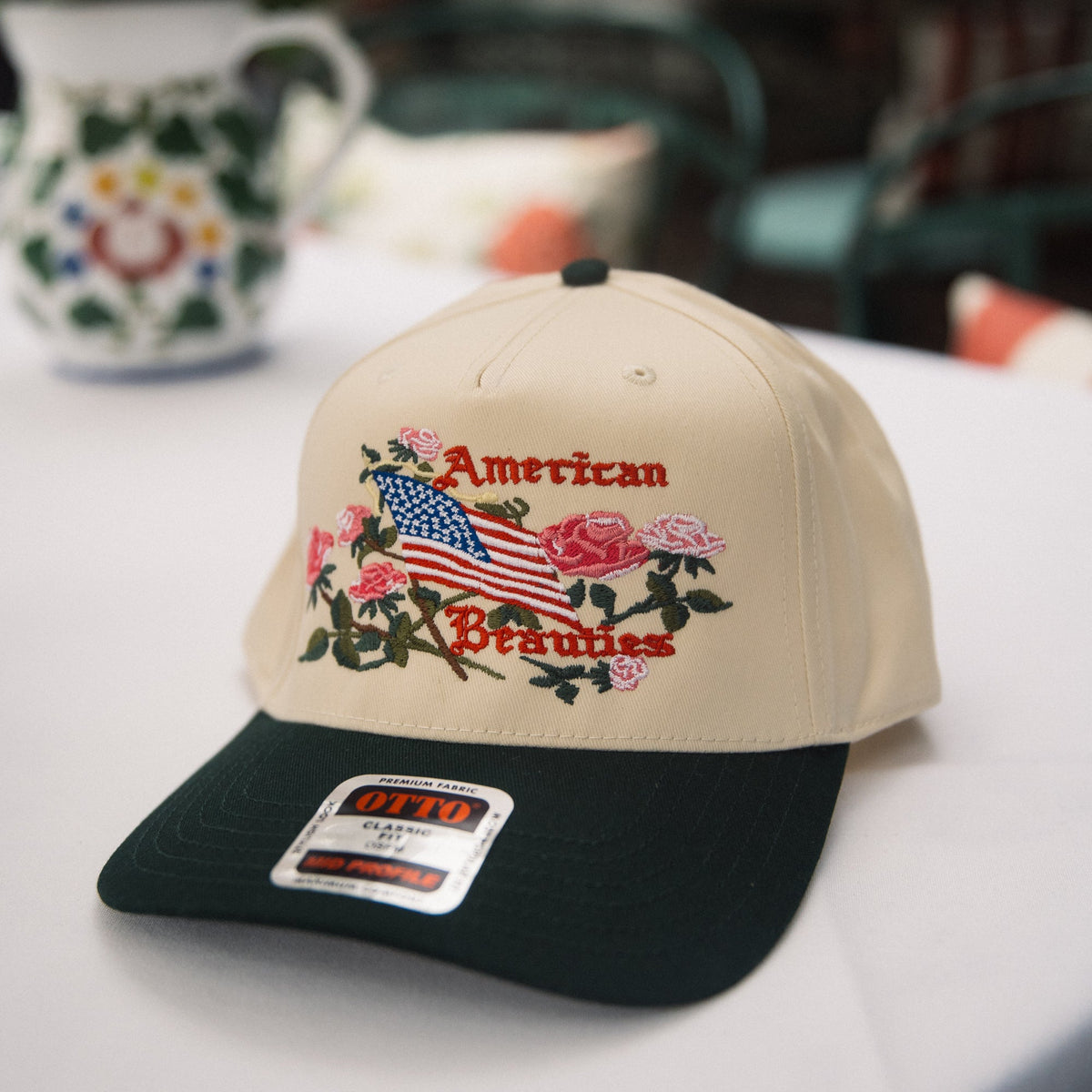 The Ivy 'American Beauties' Cap
