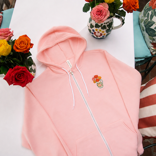 Think Pink! The Ivy Rose Bouquet Hoodie