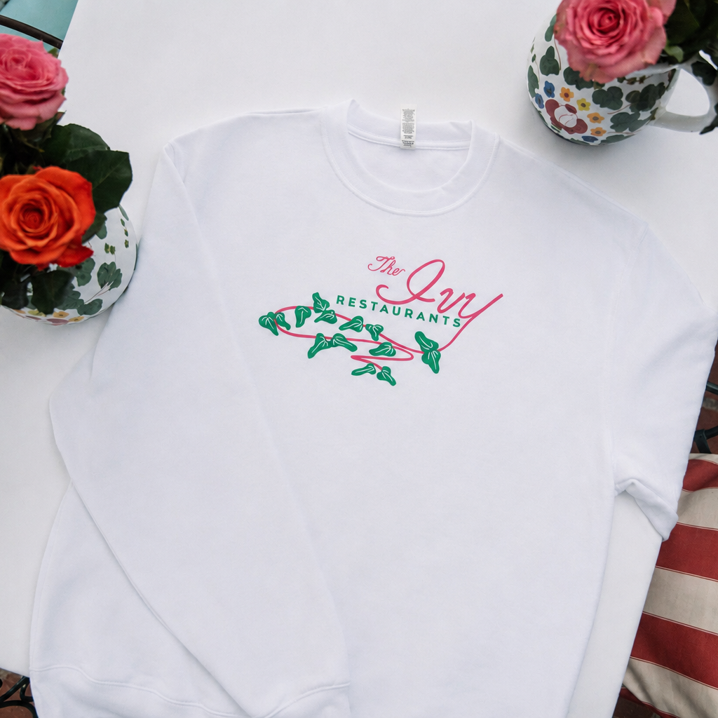 Sudadera con cuello redondo y logotipo Ivy